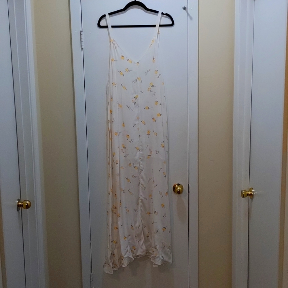 Flynn Skye White floral print dress